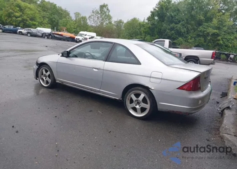 2002 Honda Civic Lx из США, поврежденный, VIN 1HGEM22542L009589